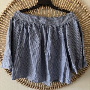 INC off shoulder flowy blouse cotton XL